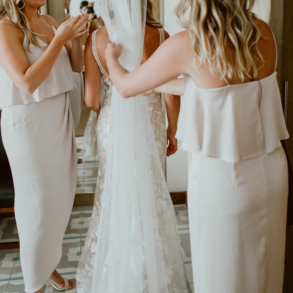 shona joy cocktail frill dress